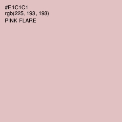 #E1C1C1 - Pink Flare Color Image
